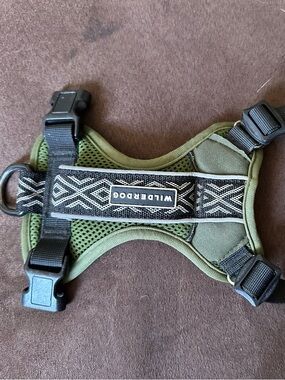 Wilderdog Olive Green Padded Dog Harness